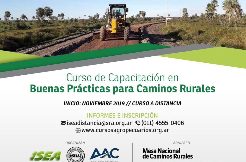 Curso de Capacitación en Buenas Prácticas para Caminos Rurales