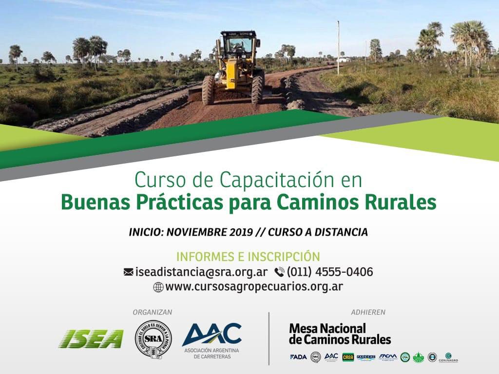 Curso de Capacitación en Buenas Prácticas para Caminos Rurales