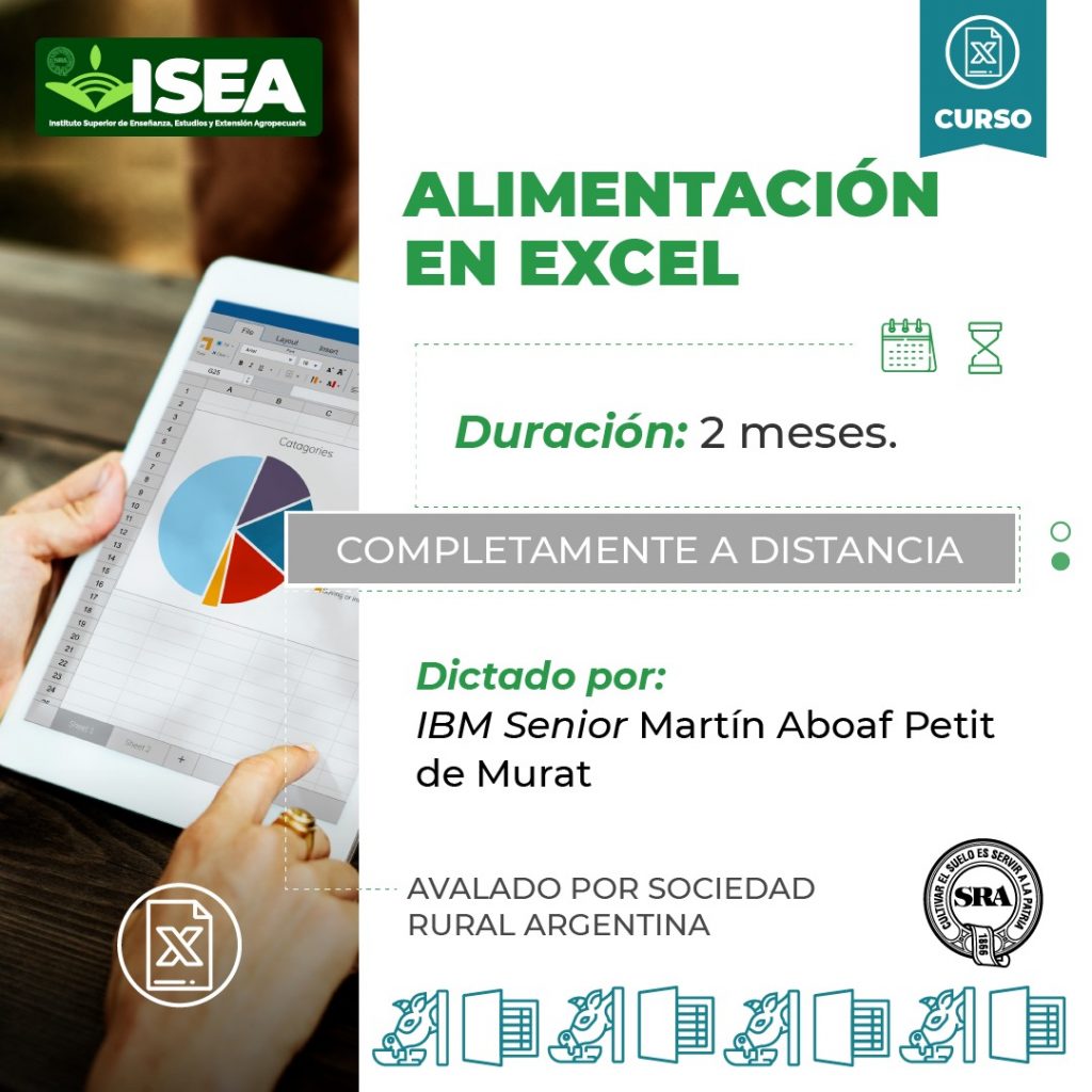 Alimentación en Excel