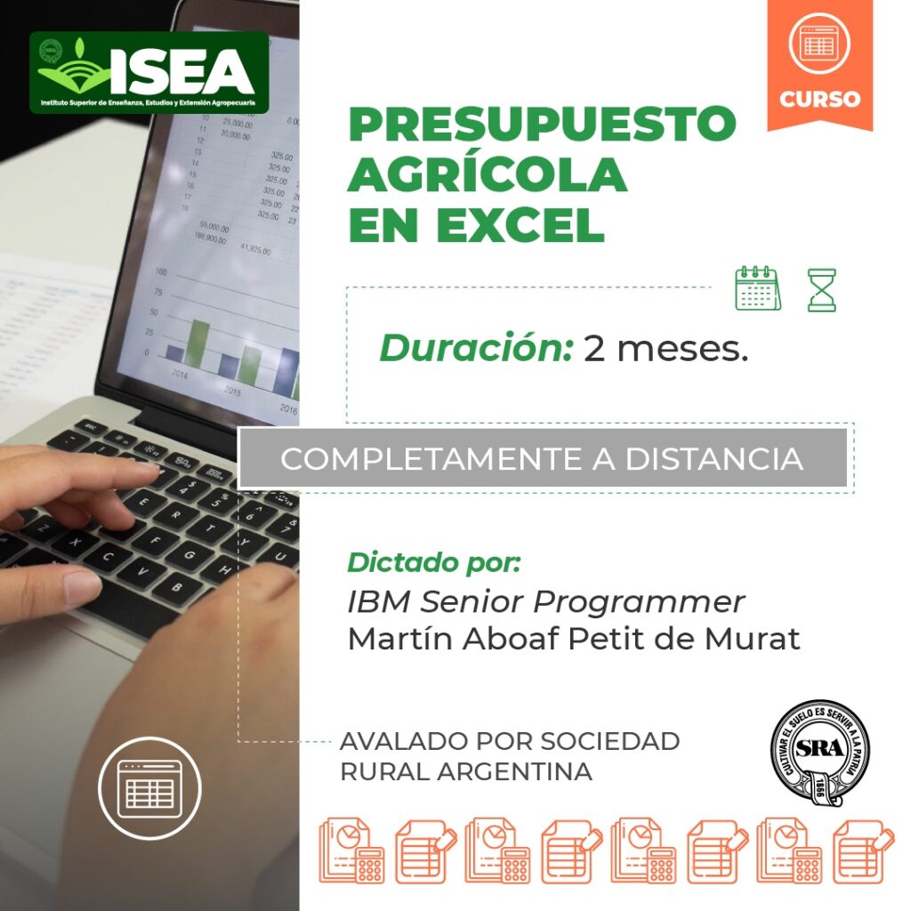 Presupuesto Agrícola en Excel Presupuesto Agrícola en Excel