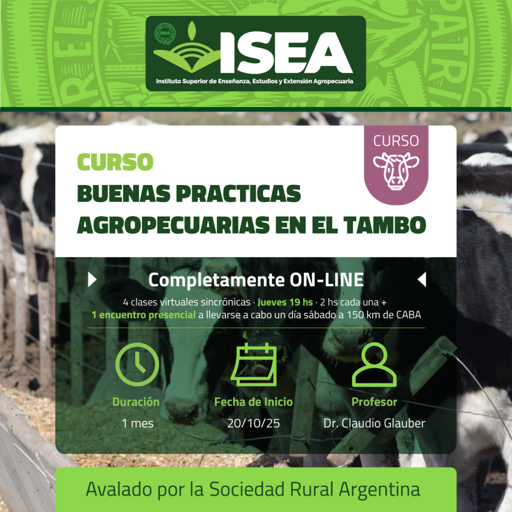 Buenas Prácticas Agropecuarias en el Tambo